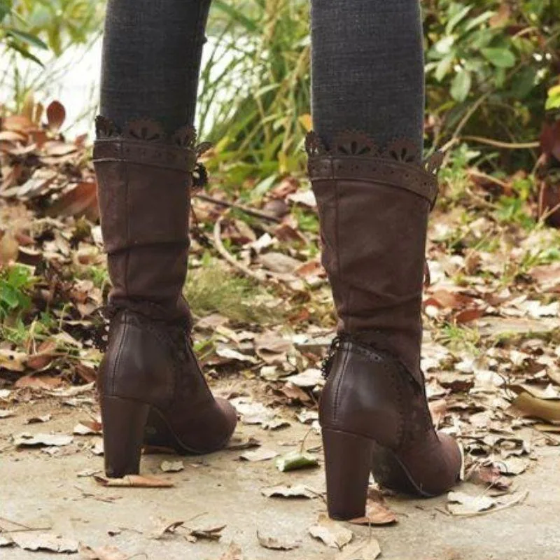 View 8 — Victorian steampunk ankle boots