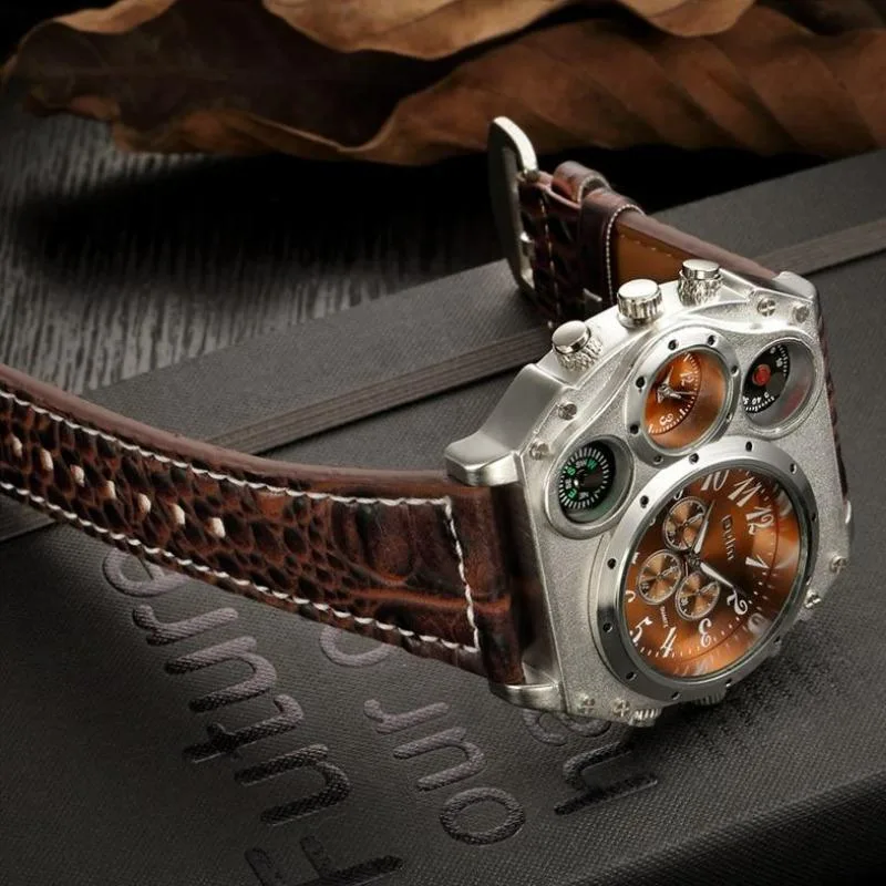 View 5 — Men’s steampunk watch — compass