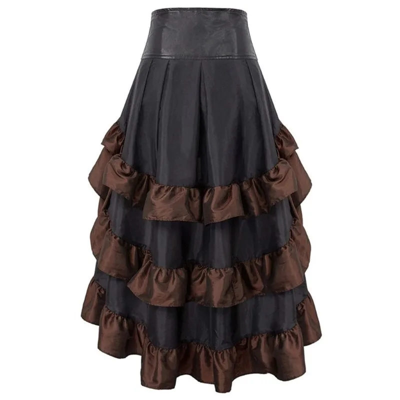 View 4 — Steampunk skirt — ruffles