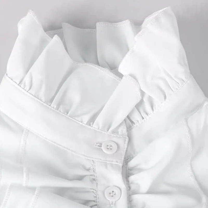 View 4 — Women’s steampunk shirt — white