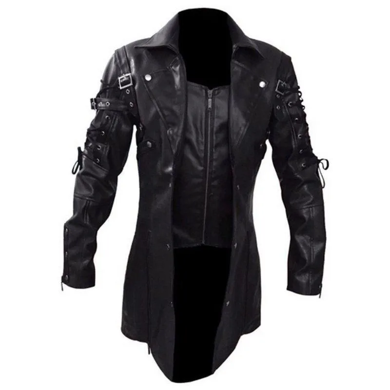View 9 — Gothic steampunk jacket — PU