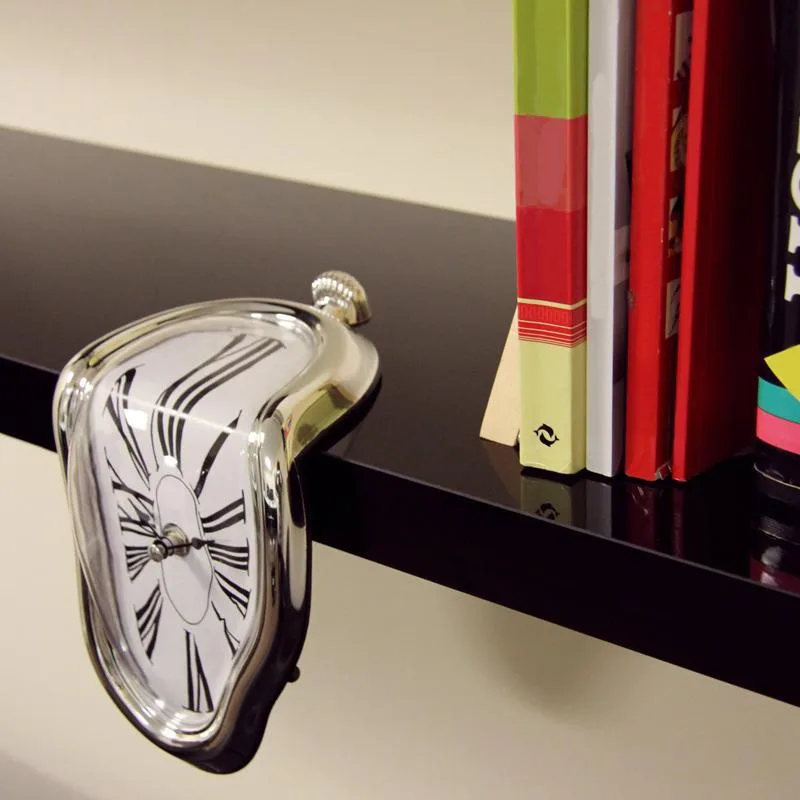 View 4 — Steampunk clock — melted Dali