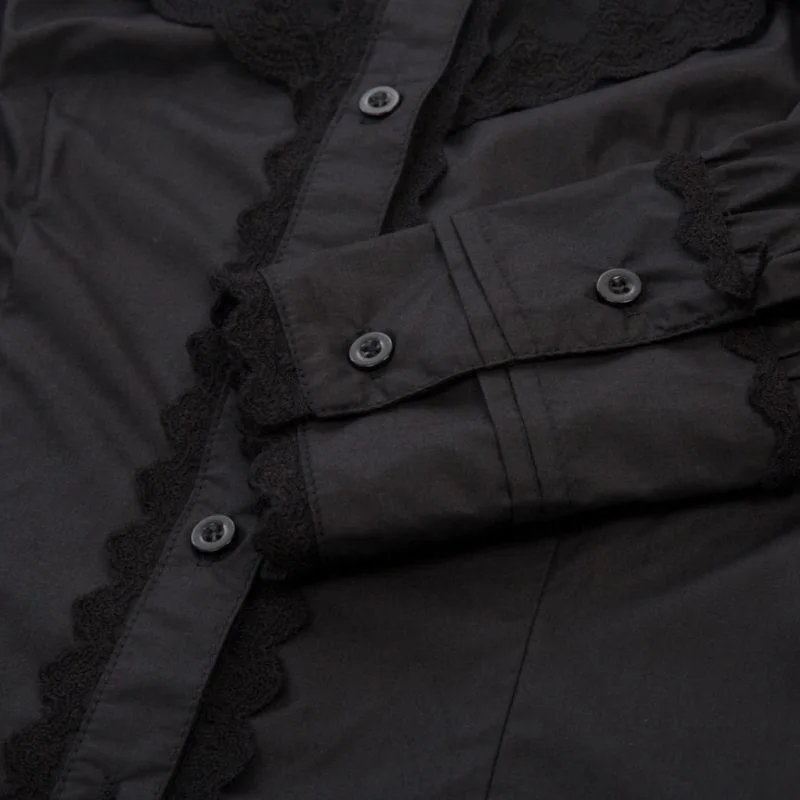 View 5 — Women’s Victorian steampunk blouse — collar