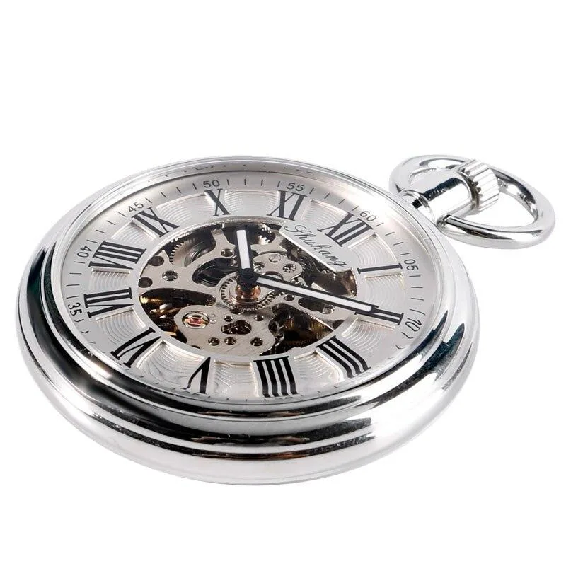 View 4 — Men’s antique-style steampunk pocket watch — Ref. 6604697337941