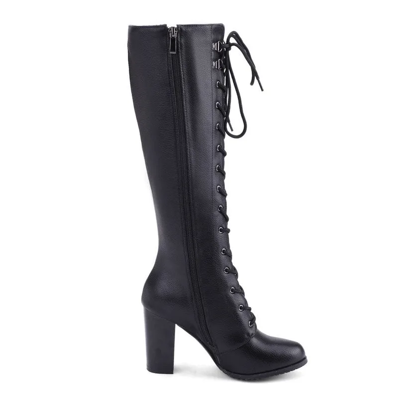 View 8 — Retro steampunk boots — black