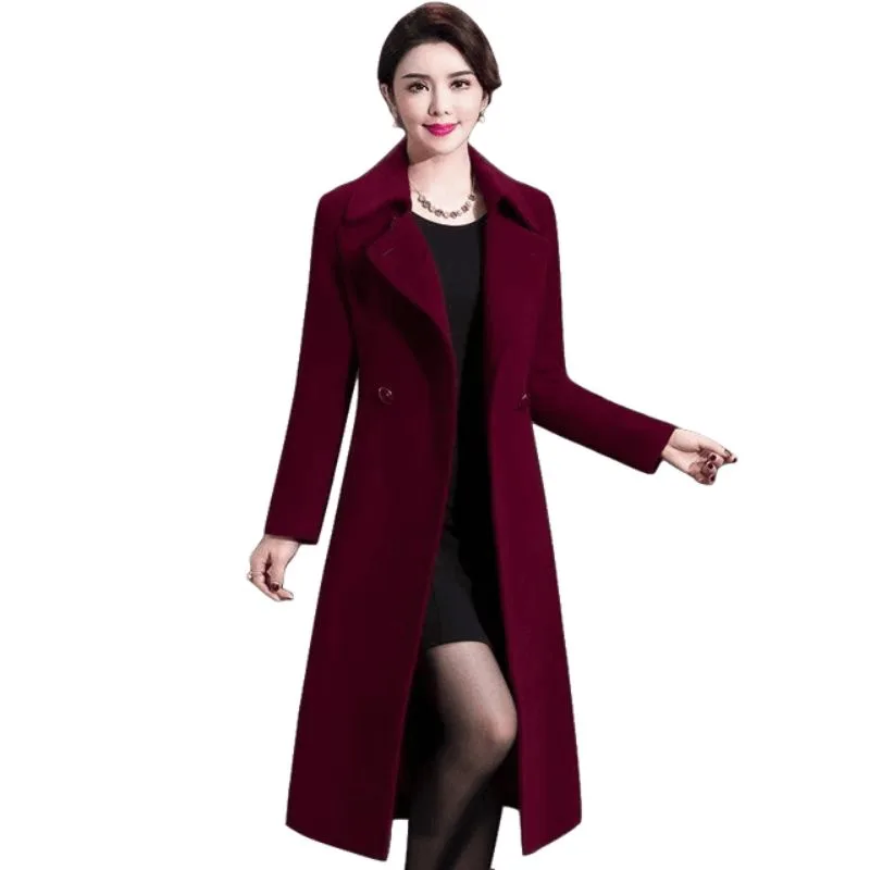 Women’s vintage-style steampunk coat — long