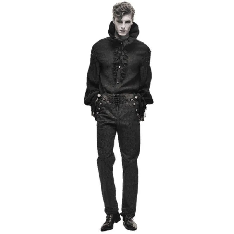 View 2 — Men’s Victorian steampunk trousers