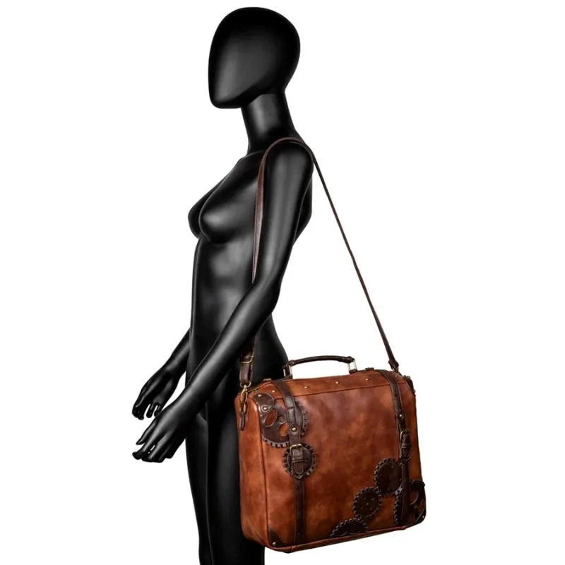 View 2 — Steampunk bag — faux leather / PU