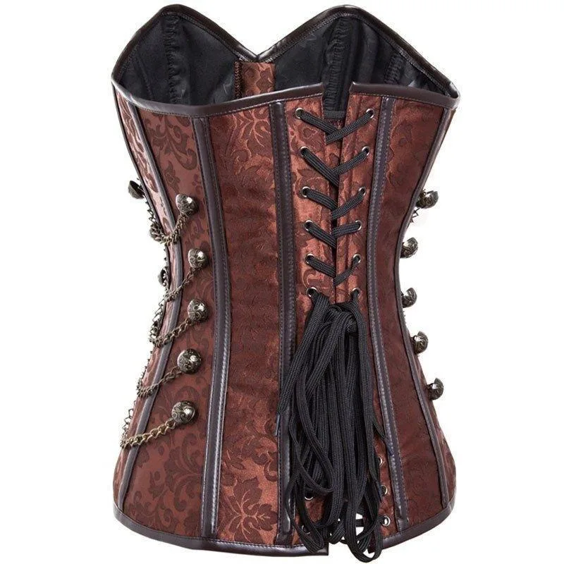 View 5 — Steampunk corset — brown