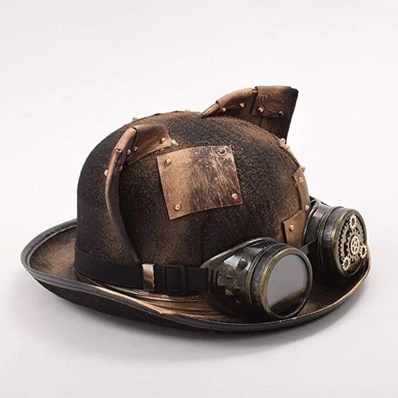 View 3 — Steampunk hat — ear cat