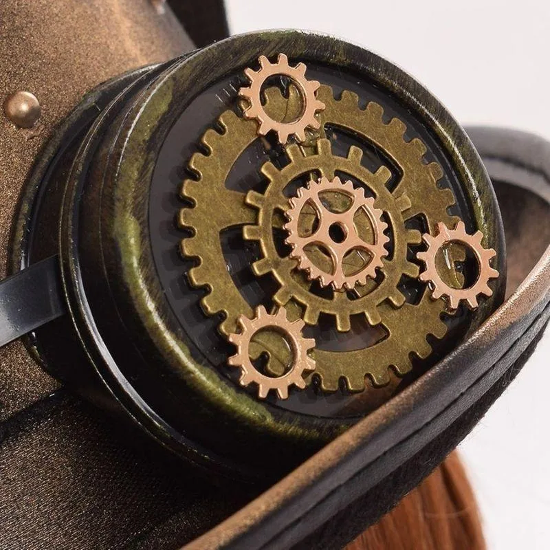 View 4 — Steampunk hat — ear cat