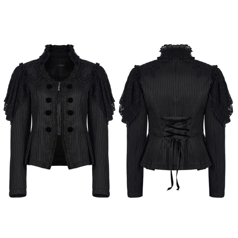 View 5 — Victorian steampunk jacket — bodice