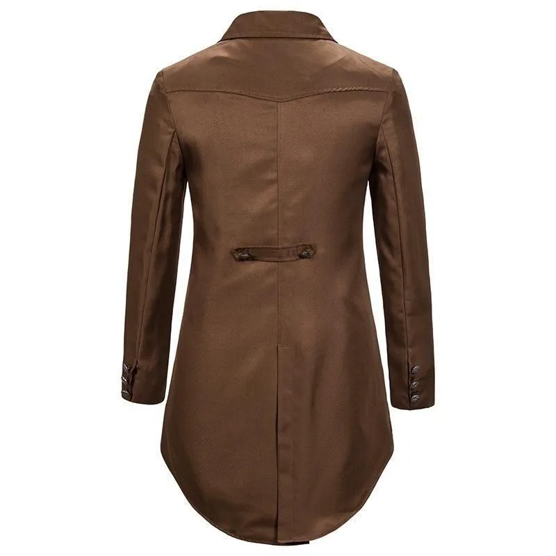 View 5 — Men’s steampunk frock coat — Jacket
