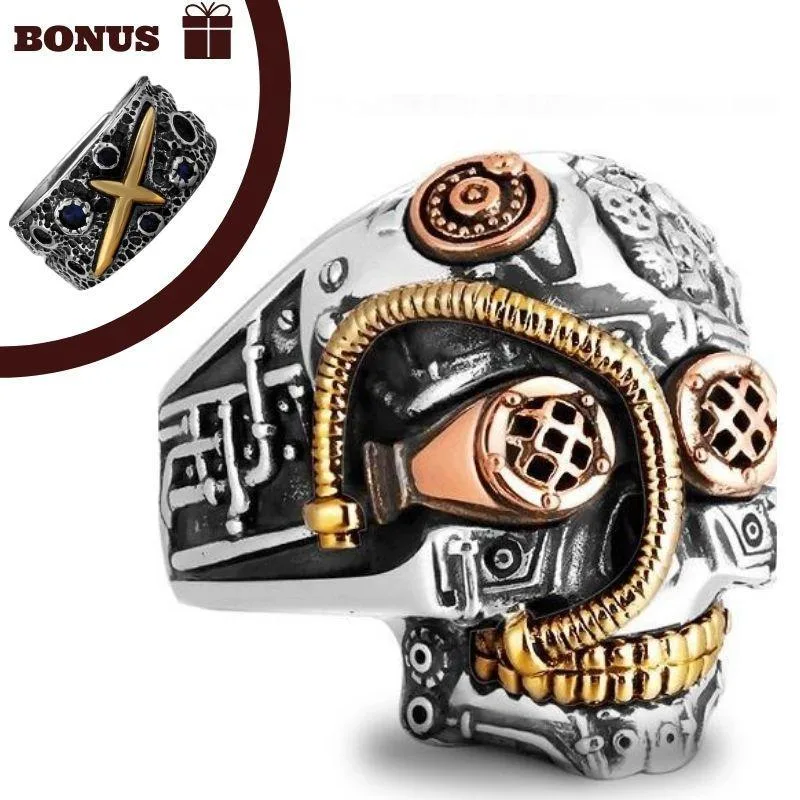 Steampunk ring — skull Steampunk ring — skull