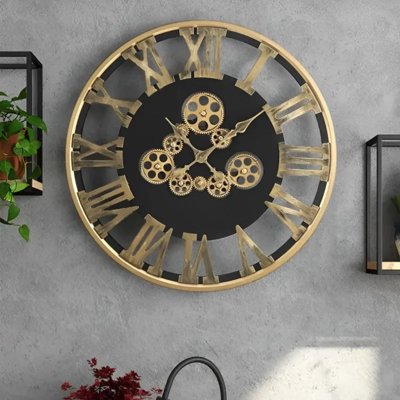 View 5 — Steampunk clock — cog rotating