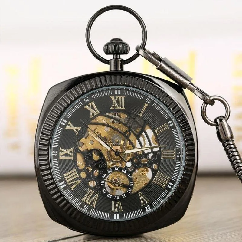 View 2 — Antique-style steampunk watch — pocket square