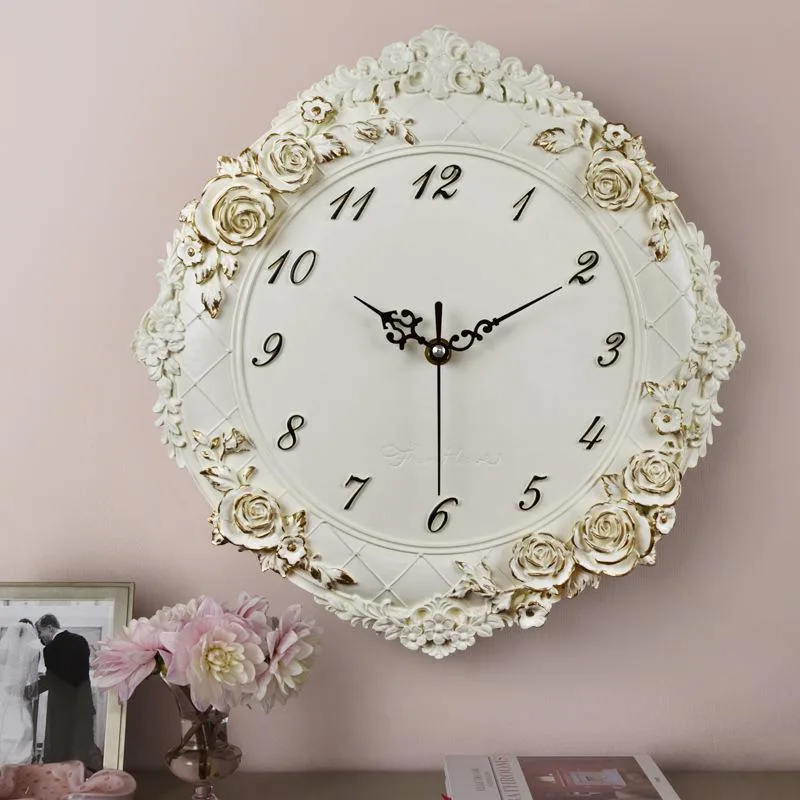 View 4 — Vintage-style steampunk clock — white