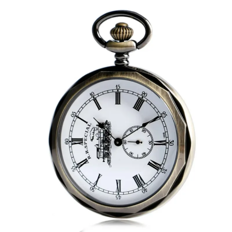 View 5 — Mechanical steampunk pocket watch — hunter