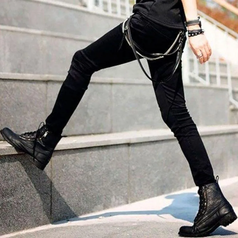View 2 — Steampunk trousers — Skinny punk