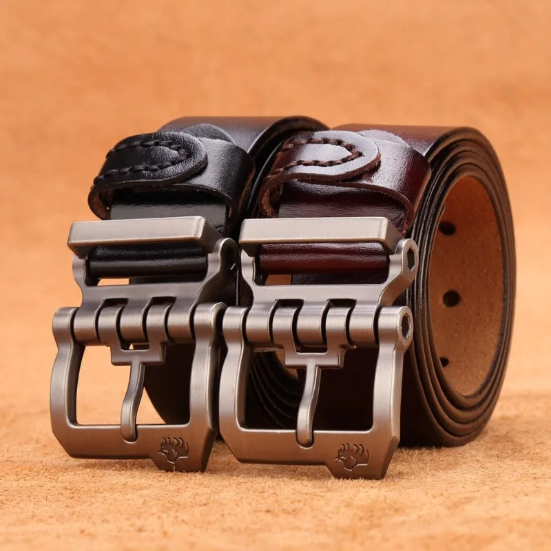 View 7 — Men’s steampunk belt — leather