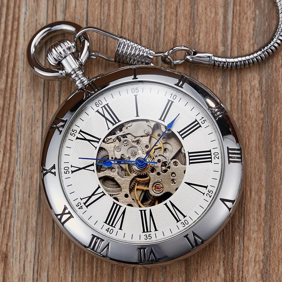View 7 — Automatic steampunk pocket watch
