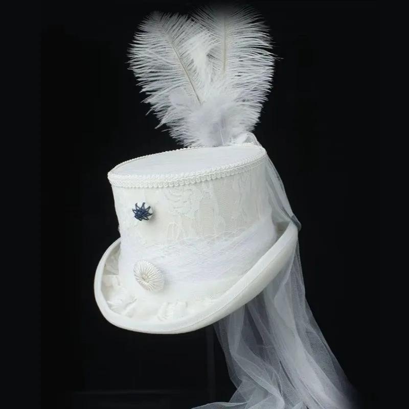 View 4 — Steampunk hat — bridal