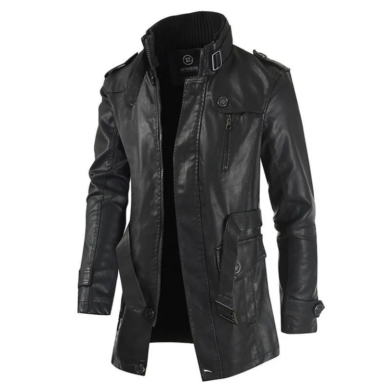 Men’s steampunk jacket — PU
