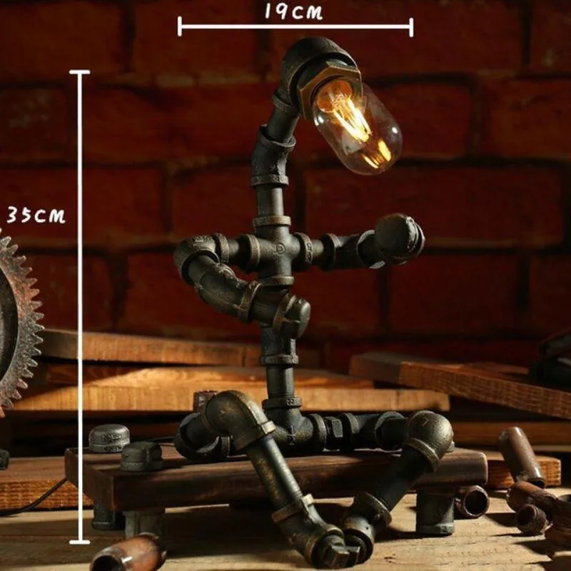 View 7 — Steampunk lamp — Robot