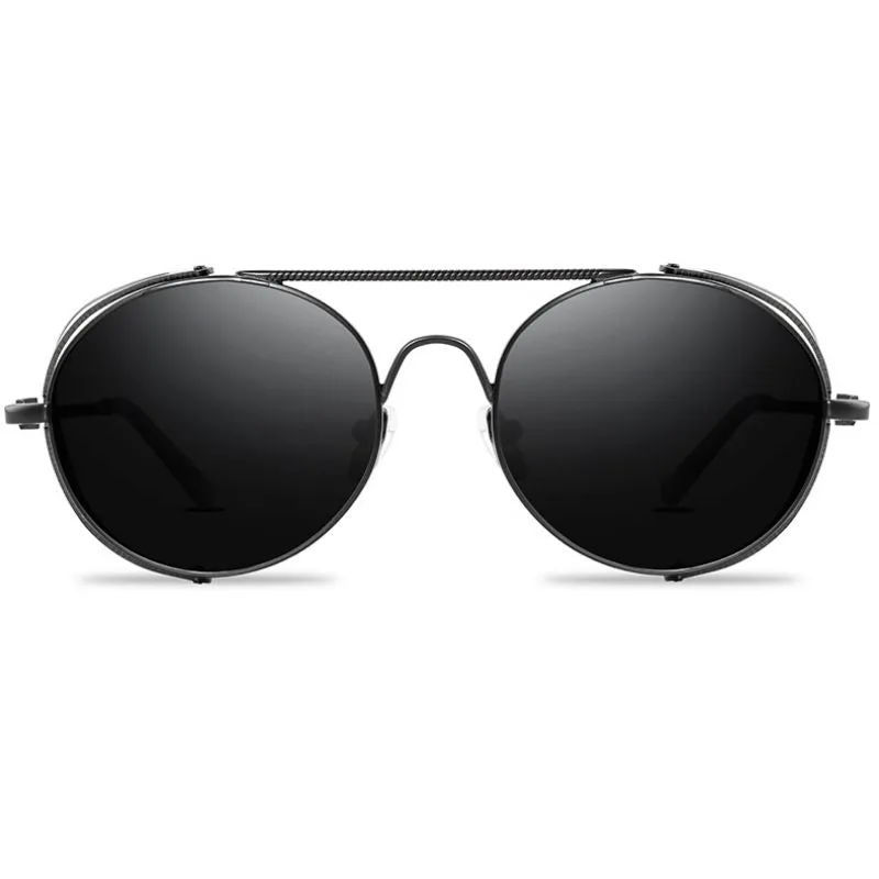 View 3 — Steampunk sunglasses — side shields