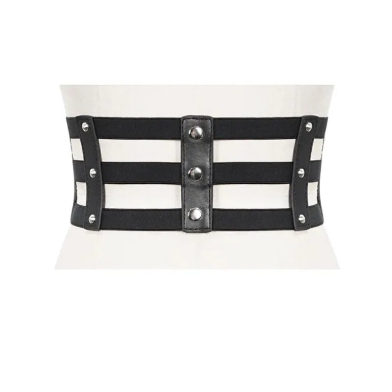 View 4 — Women’s gothic steampunk waist cincher — Belt