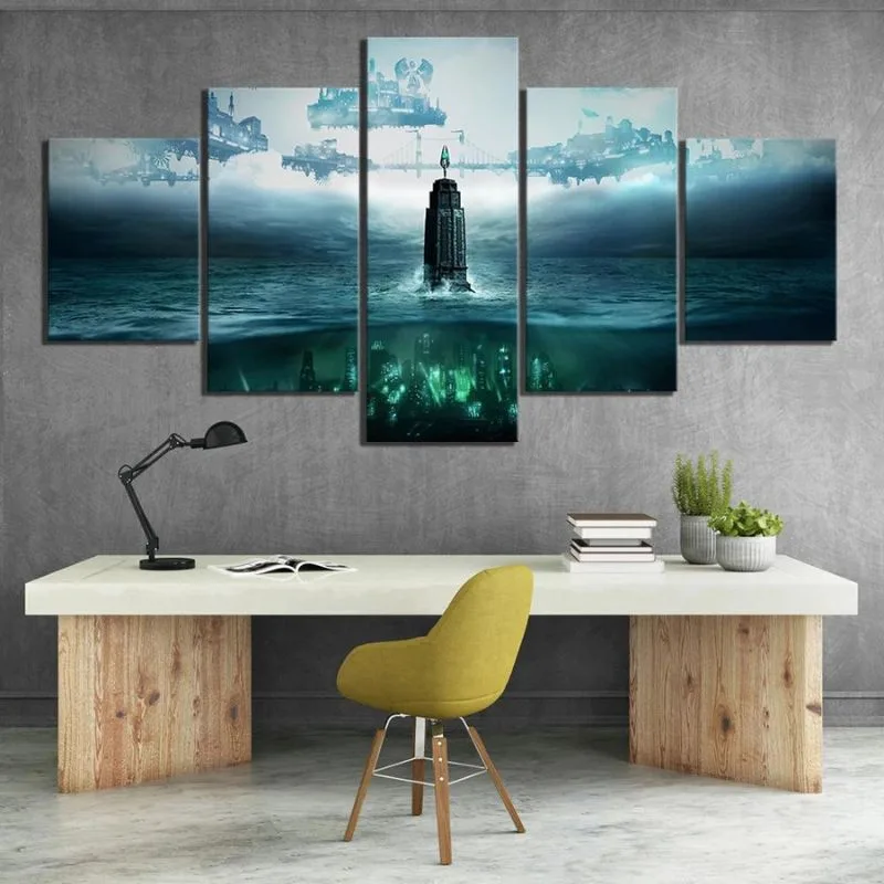 View 3 — Steampunk wall art — Bioshock