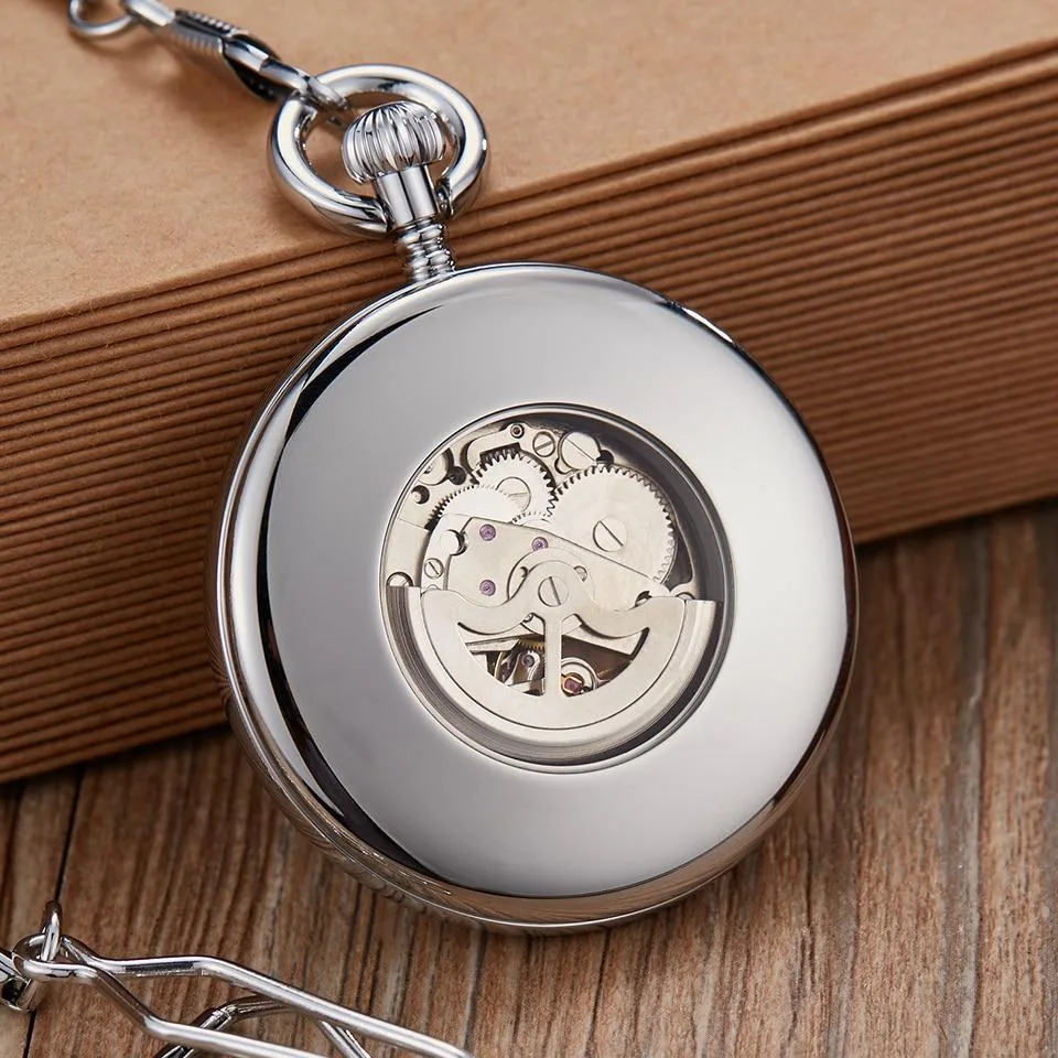 View 3 — Automatic steampunk pocket watch