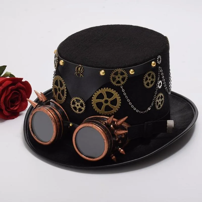 View 2 — Steampunk top hat — Hat Cabaret