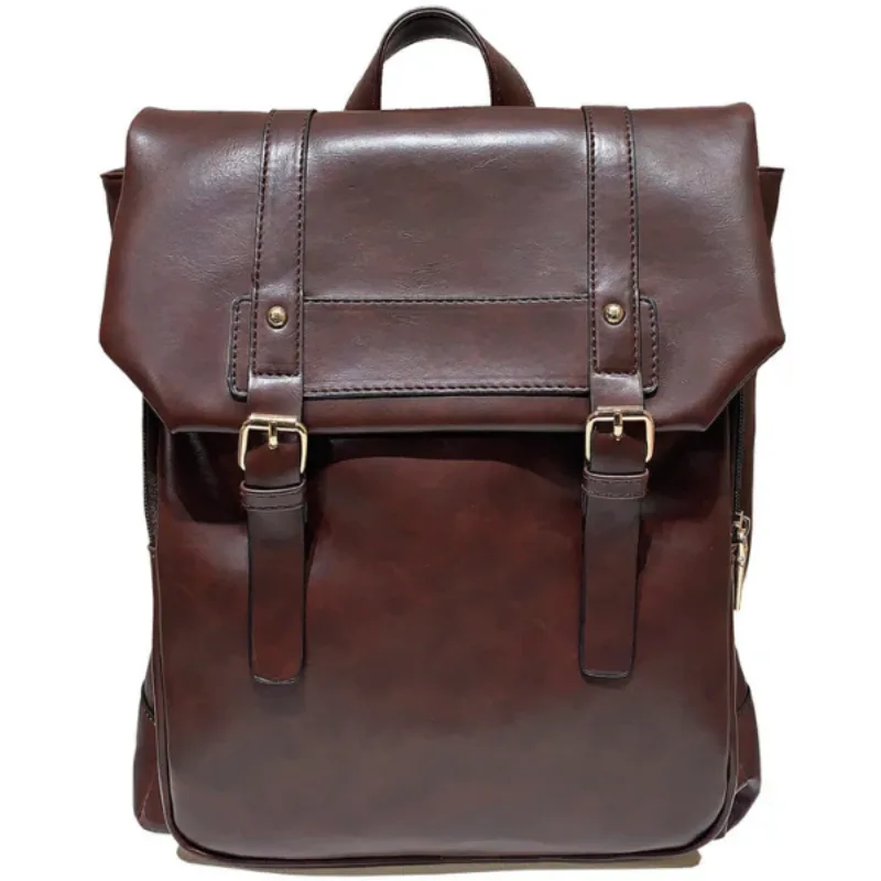 Women’s vintage-style steampunk backpack — PU