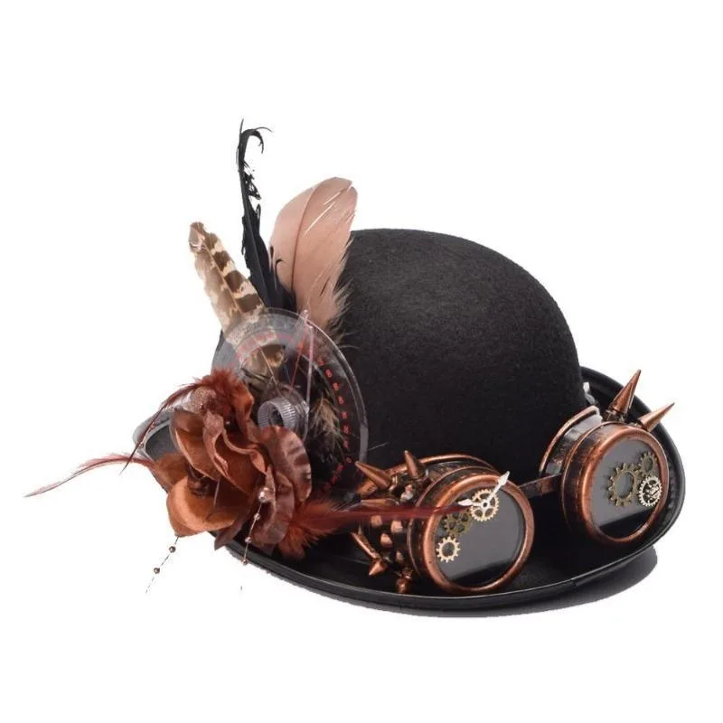 View 4 — Steampunk hat — bowler