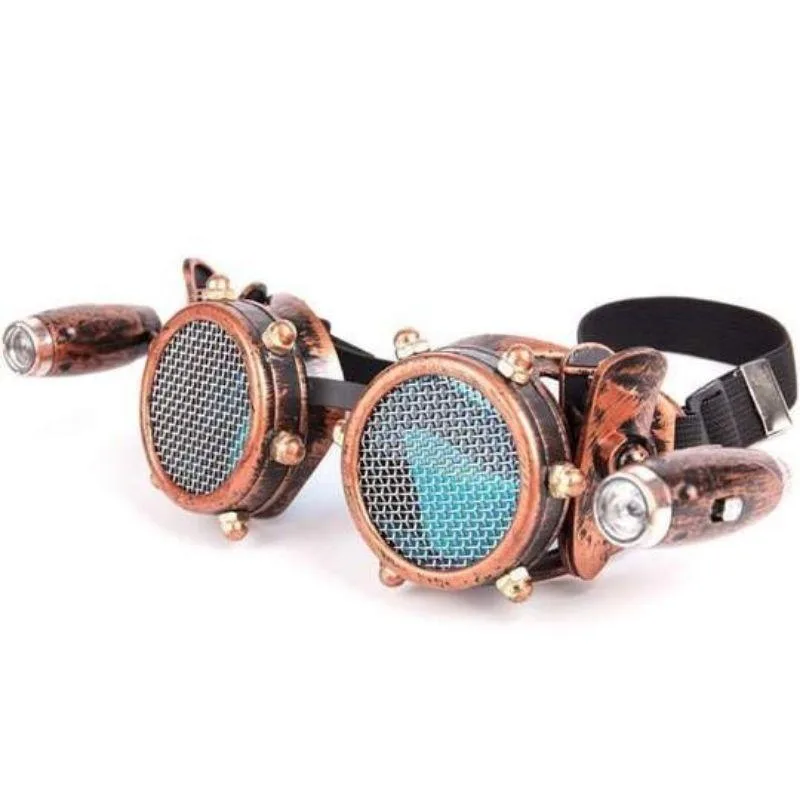 View 3 — Steampunk glasses — copper