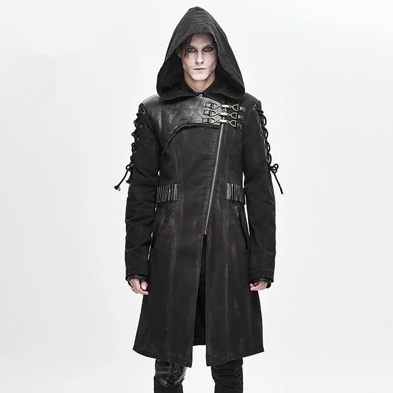 Steampunk jacket — Trench Coat hood