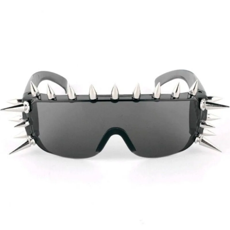 View 2 — Gothic steampunk sunglasses — rectangular