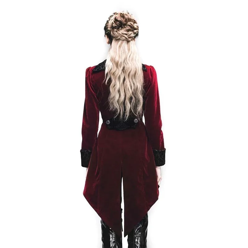View 4 — Steampunk jacket — red