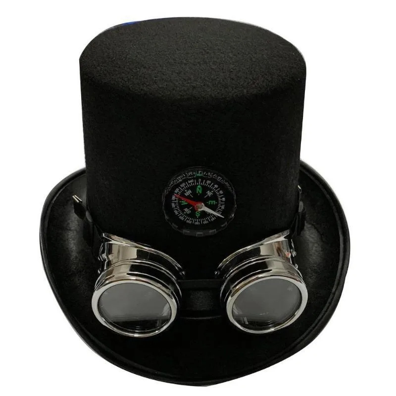 View 2 — Steampunk hat — felt