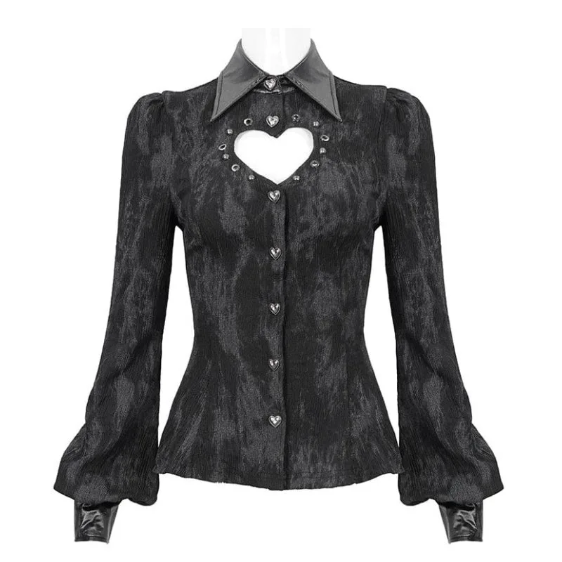 Steampunk shirt — collar open