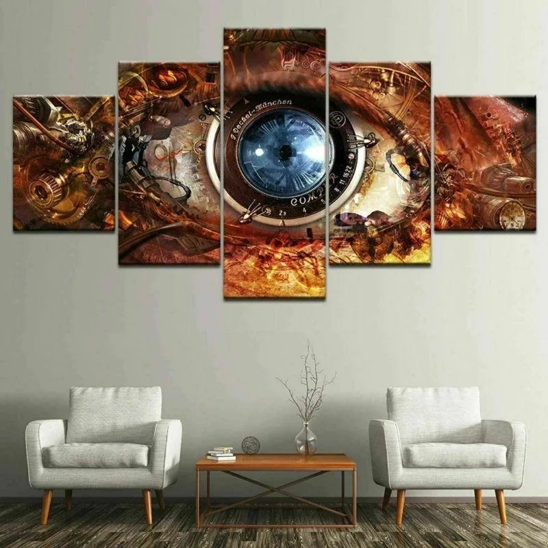 View 3 — Steampunk wall art — eye