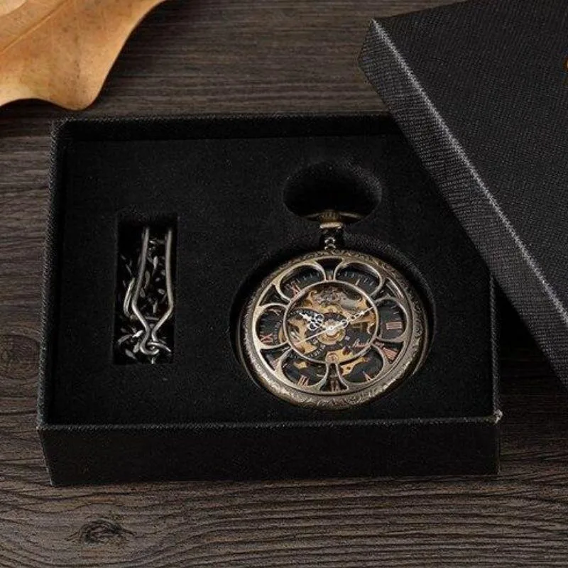 View 5 — Vintage-style steampunk pocket watch — Ref. 6597489492053