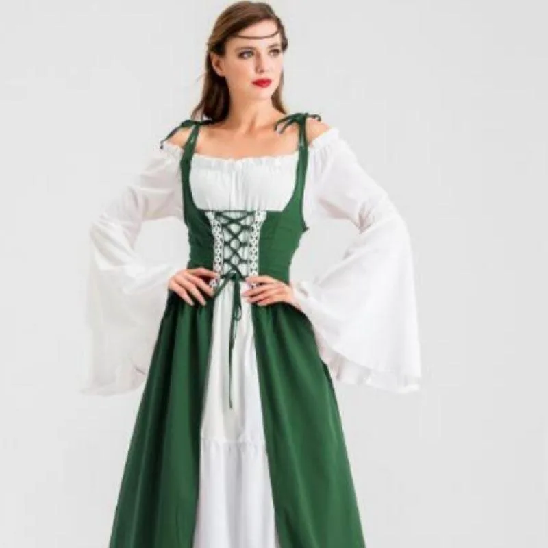 View 4 — Victorian medieval steampunk dress