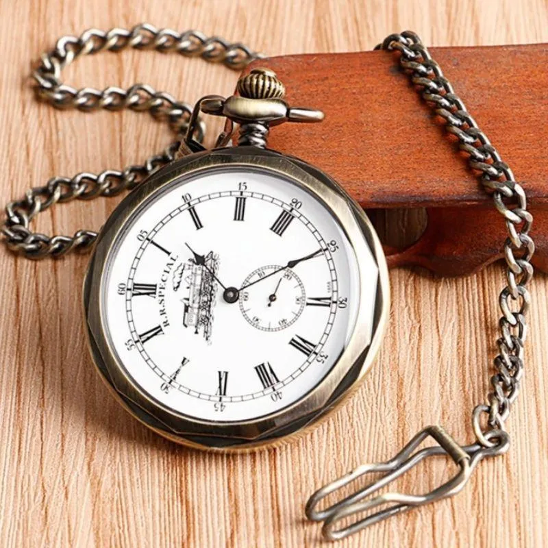 View 3 — Mechanical steampunk pocket watch — hunter