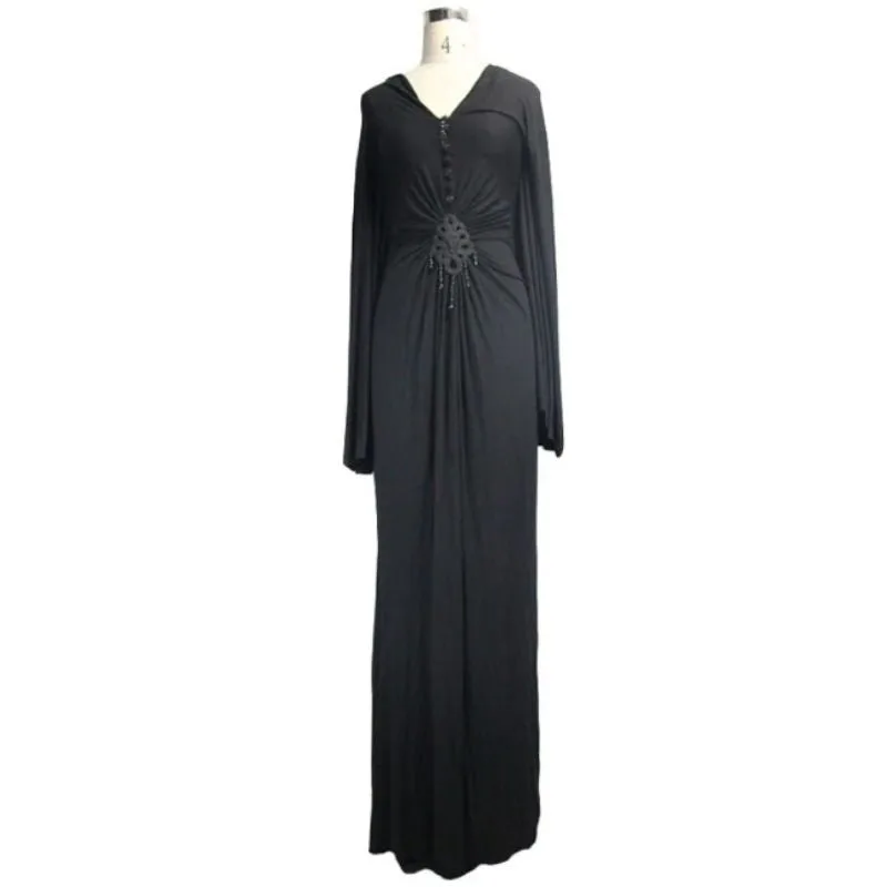 View 4 — Victorian steampunk dress — black