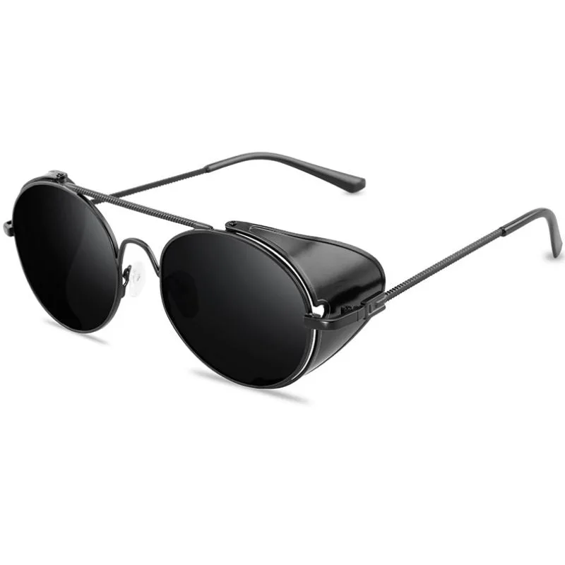 Steampunk sunglasses — side shields