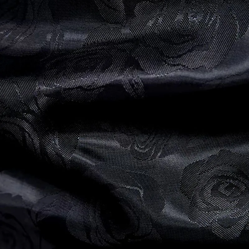 View 4 — Men’s steampunk shirt — black flower