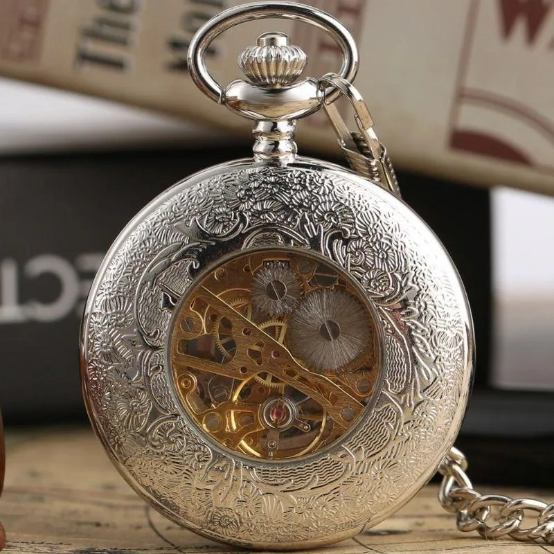 View 6 — Antique-style steampunk watch — pocket steel (box)
