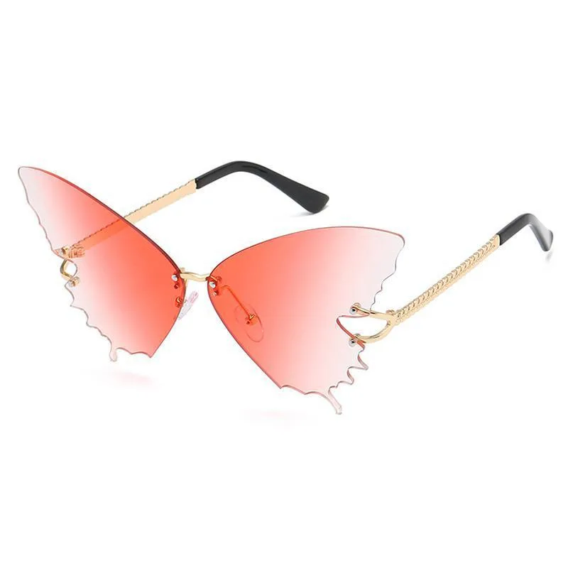 View 6 — Steampunk sunglasses — shape butterfly
